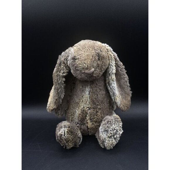 Bashful Woodland Bunny Stuffed Animal Lovey 11” Rabbit Plush Vintage - Picture 1 of 10